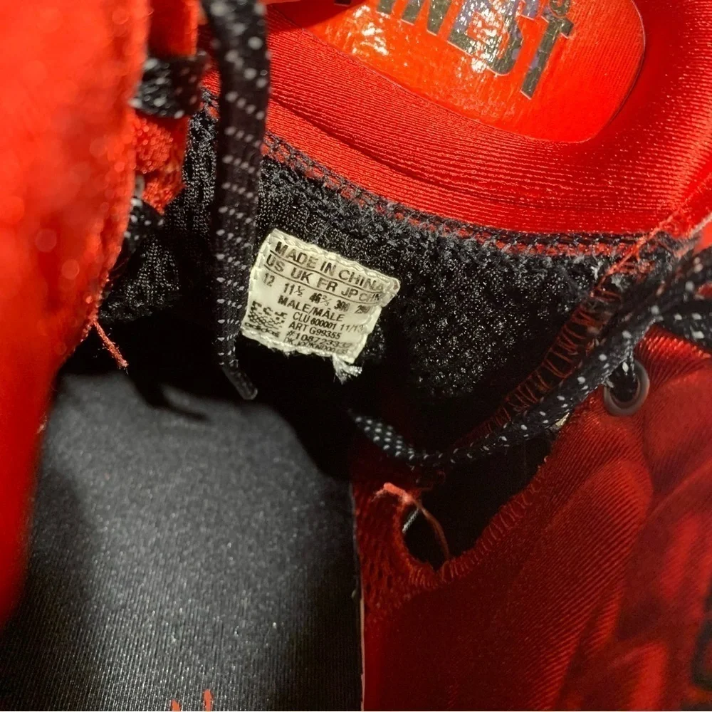 Adidas Derrick Rose Black and Red High-Top Sneakers - Picture 10 of 10